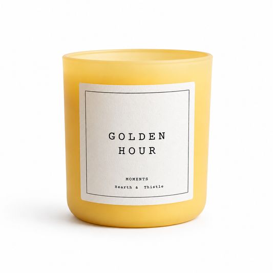 Golden Hour Moments Large Candle