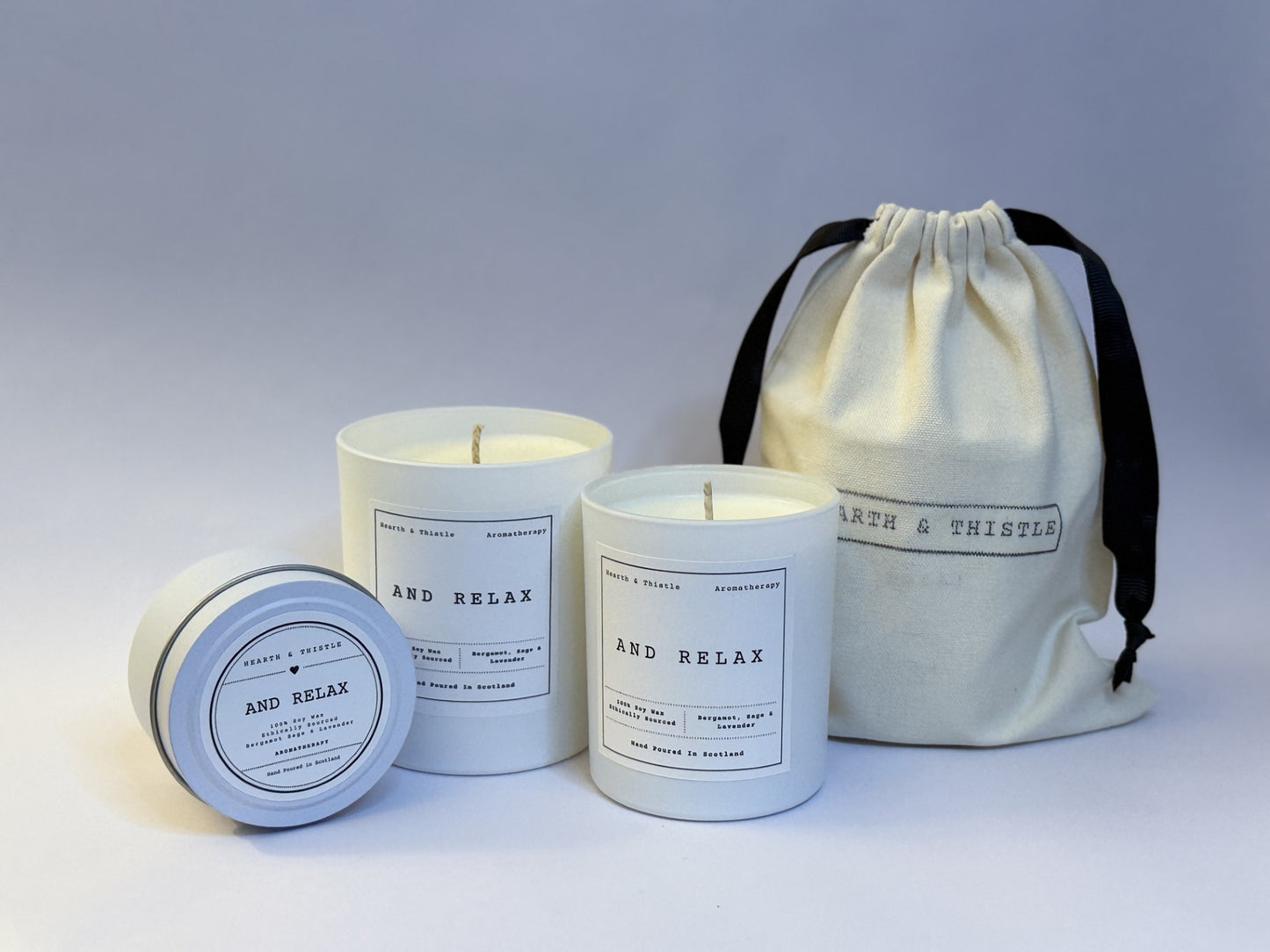 And Relax Aromatherapy Candle