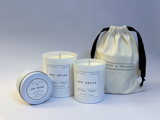 And Relax Aromatherapy Candle