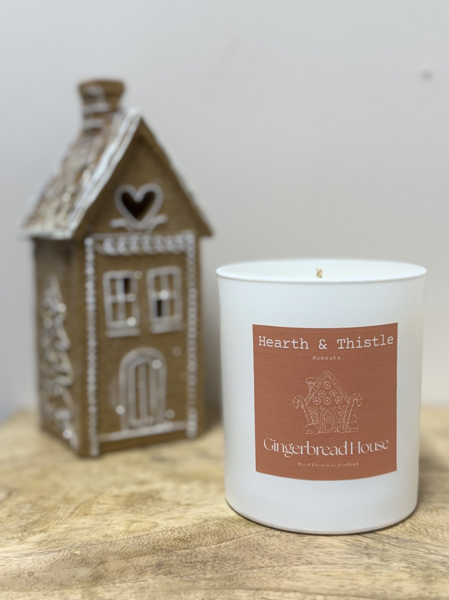 Gingerbread House Moments Large Candle